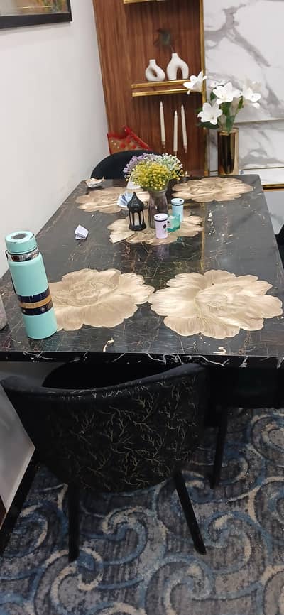 6 chairs 1 table daing set