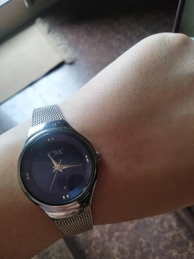 stainless steel silver watch