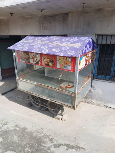 Burger Fast Food Stall Cart