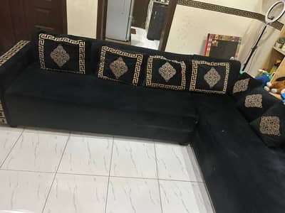 L shape sofa set 5 seater