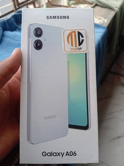 Samsung galaxy A06 4/128 just like new official pta approved
