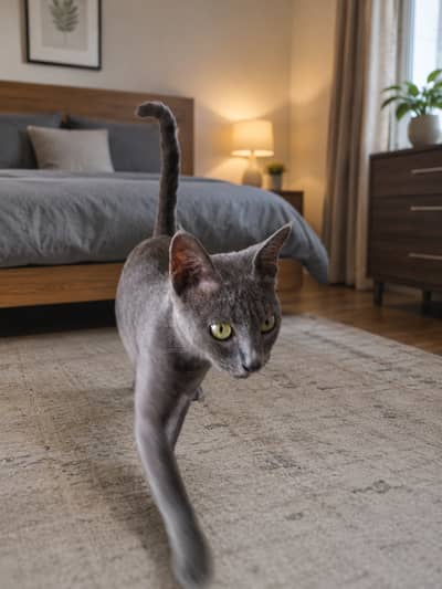 Russian Blue Cat (British Shorthair)