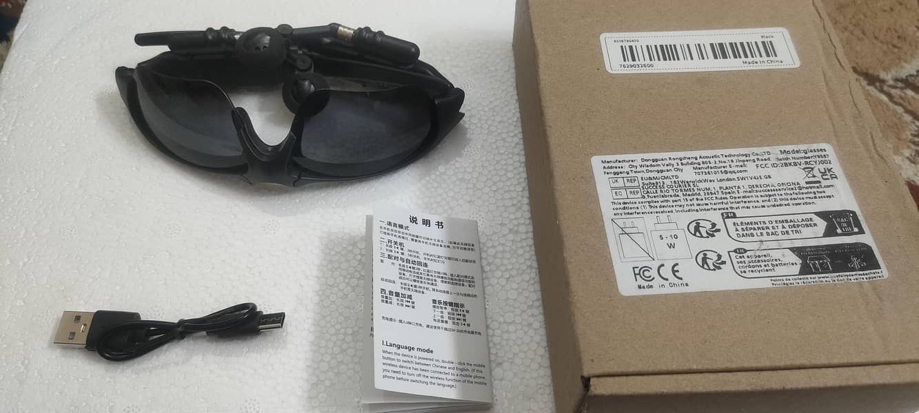 Wireless earpos glasses 7