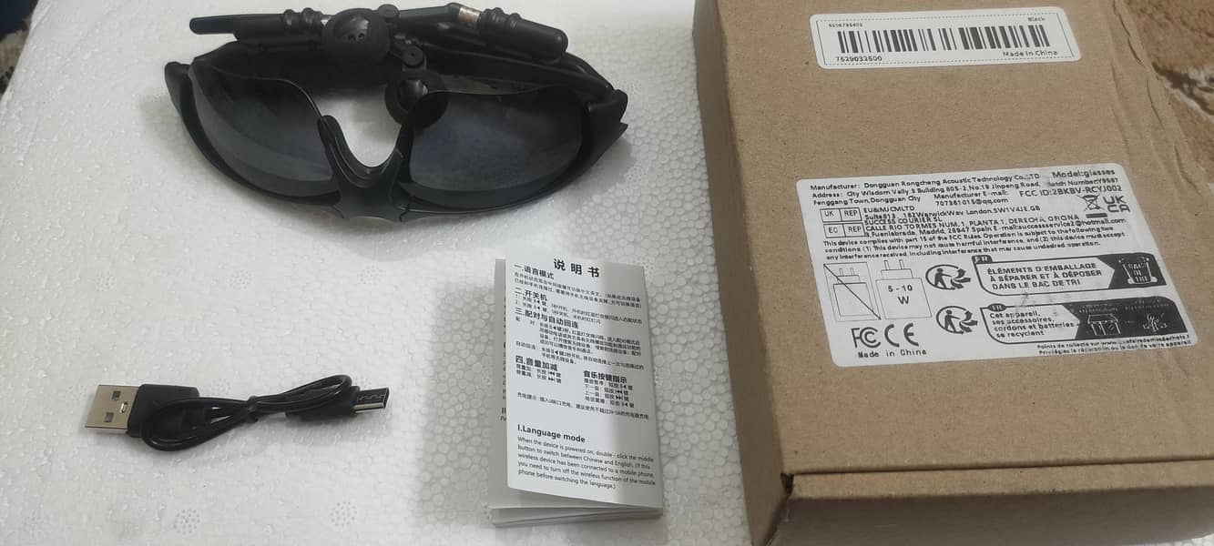 Wireless earpos glasses 8