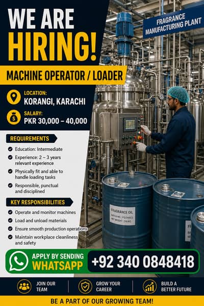 Machine Operator/Loader