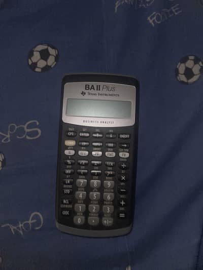 Financial Calculator BA 2 plus Texas Instrument.