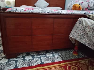 One month used brand new without matress king size bed
