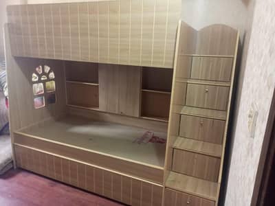 Kids Triple Bunker Bed for sale almost new