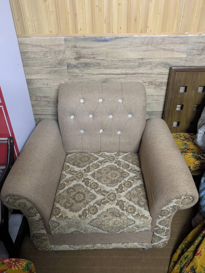 wooden sofas with table 1