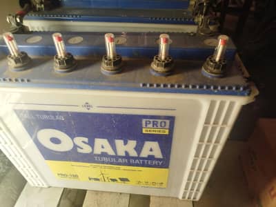 4 Osaka tubular batteries, 12v each