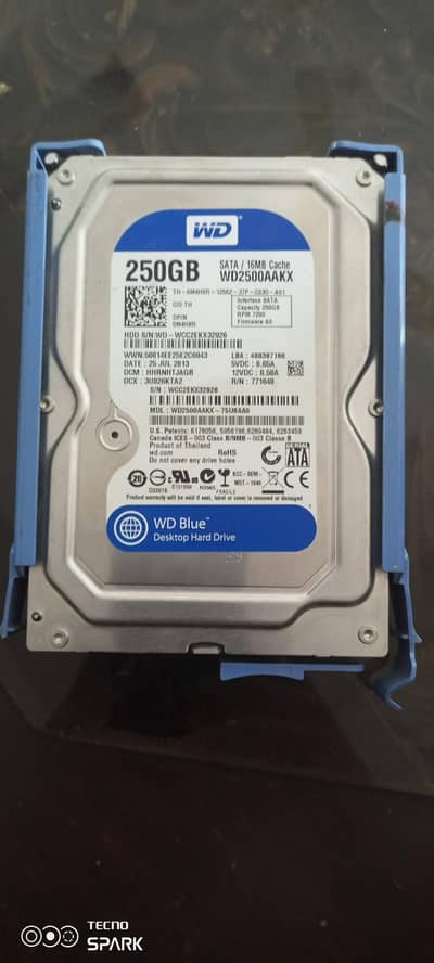 250GB HDD