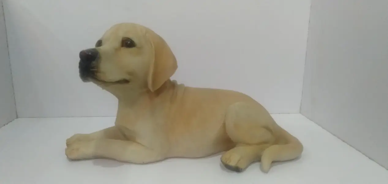 Labrador Puppy Showpiece | Realistic Dog Figurine | home Decor — photo 2