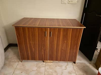 Wooden Ironing Stand / Utility Cabinet
