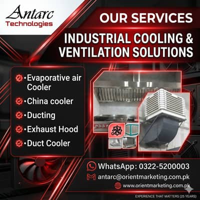 Evaporative air Cooler, China cooler, Ducting Exaust Hood, Duct Cooler