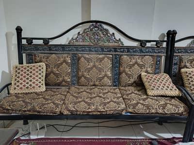 Iron 5 Seater Sofa Set