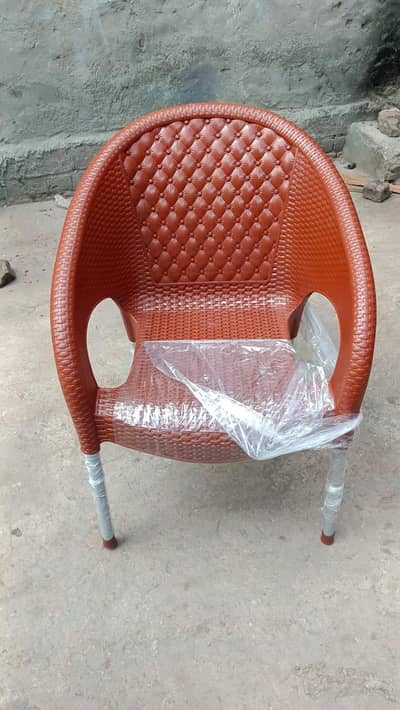 plastic chair and table
