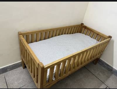 Baby Cot - Pine Wood