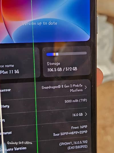 One Plus 11 5g 512gb dual sim