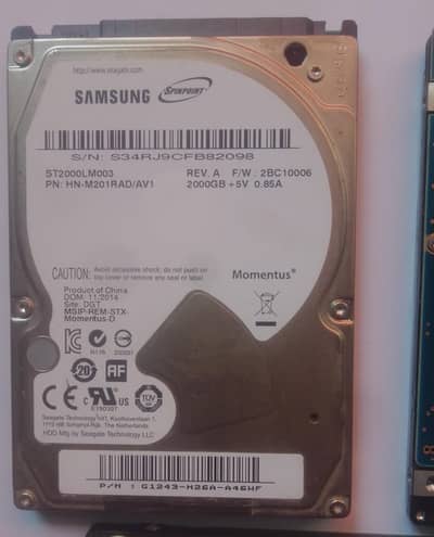 LAPTOP  80GB,320GB,1TB,2TB HARD DRIVE