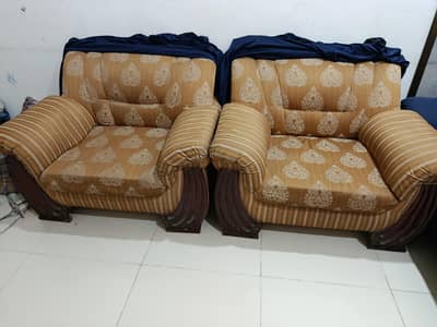 5 seater sofa set (used)