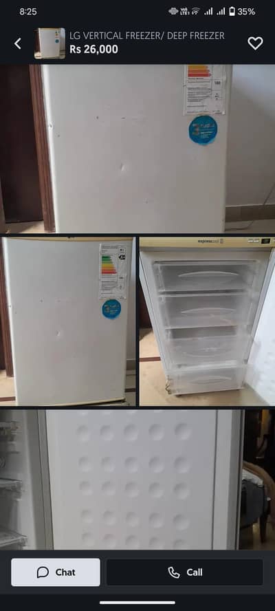 vertical freezer