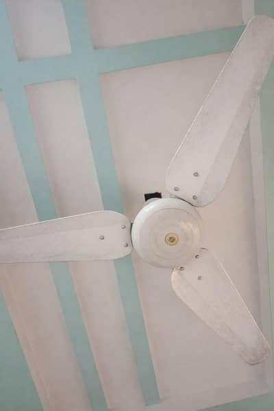 Ceiling Fan 3 Blades White Color – Working Condition