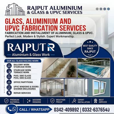 Shower Cabins, Windows & PVC Solutions / Custom Aluminium & Glass Work
