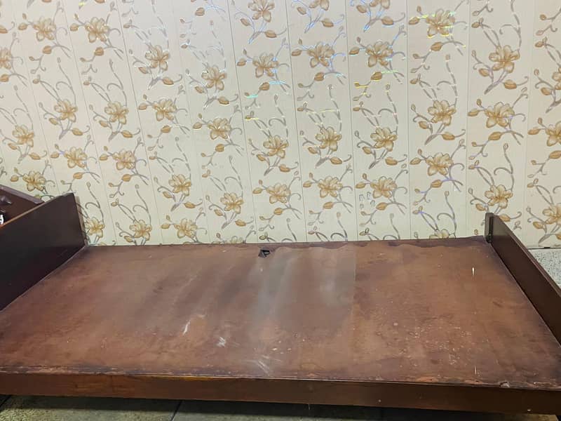 3 Solid Wooden Single beds 2