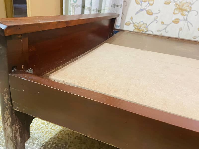 3 Solid Wooden Single beds 8