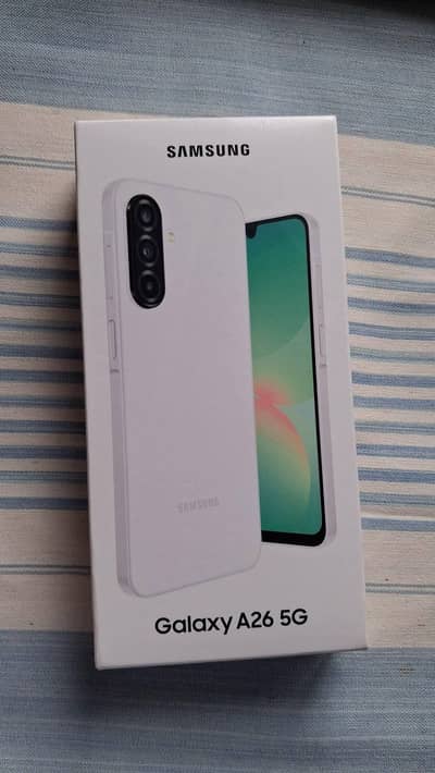 samsung a26, 5G 10×10 condition white coluor