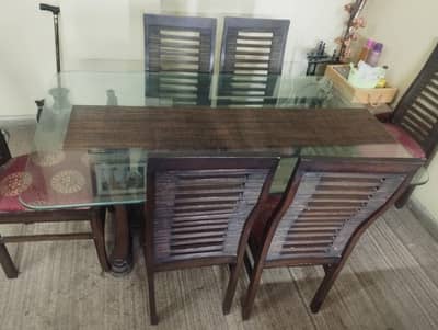 Dining Table with 5 chairs