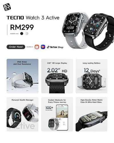 I want sale my Tecno watch active 3