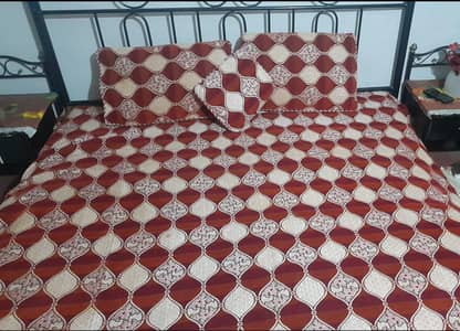 Banarsi king size bed sheet