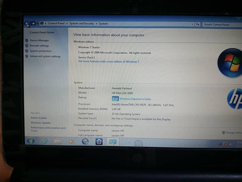 HP mini 5