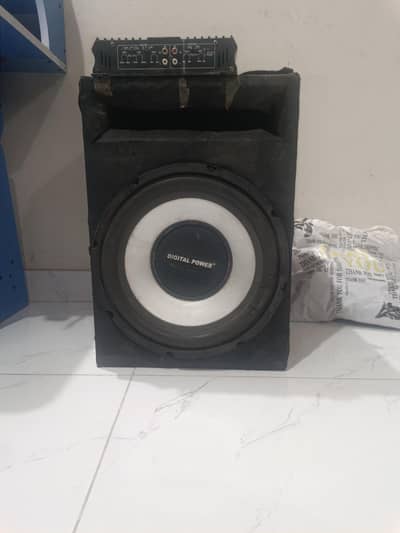 woofer and 4 channel amplifier
