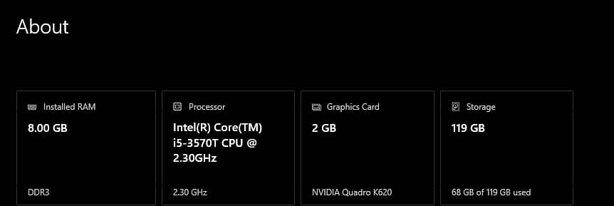 lenovo desktop pc see specifications in picture