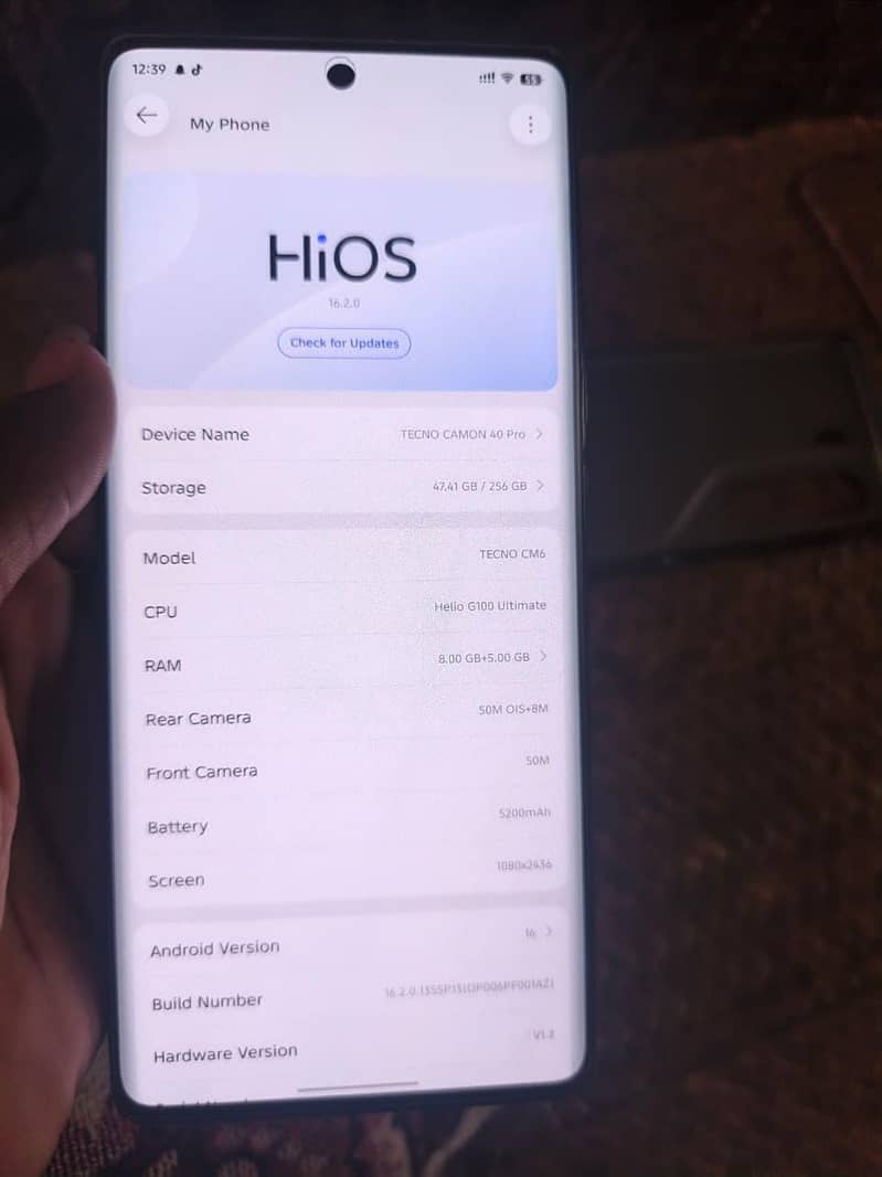 Tecno CAMON 40 Pro 6