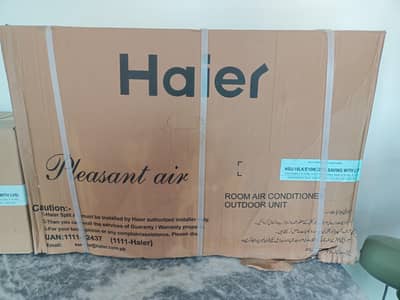 Brand New 1.5 ton Haier split AC HSU-18LK/E10W