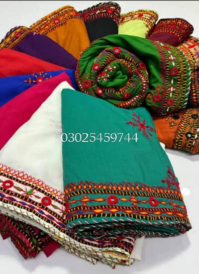 traditional dupata blochi , sindhi