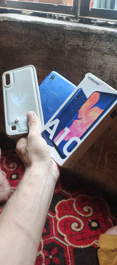 Samsung a10 with box