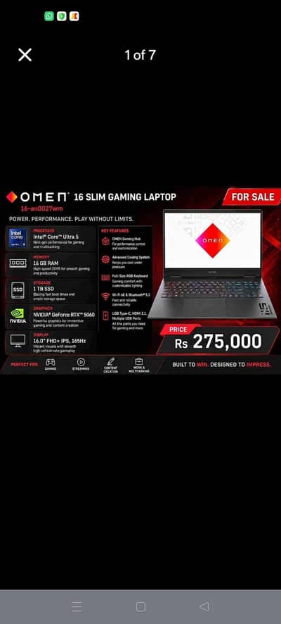 HP OMEN 16 Slim Gaming Laptop