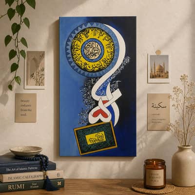  Elegant Islamic Calligraphy Canvas Art