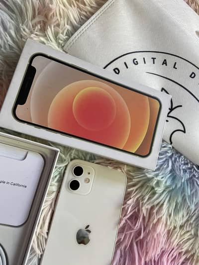 iPhone 12 128 GB full box only WhatsApp 03326370112