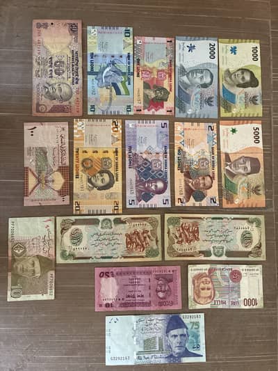 Collecting hobby Currency note all good condition