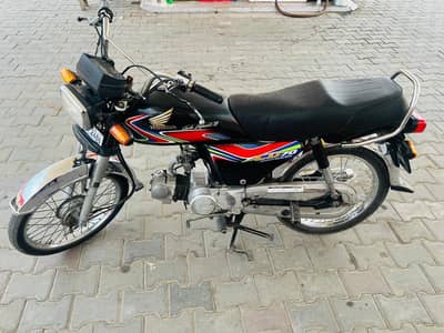 Honda CD 70 18M black genuine bike one hand drive