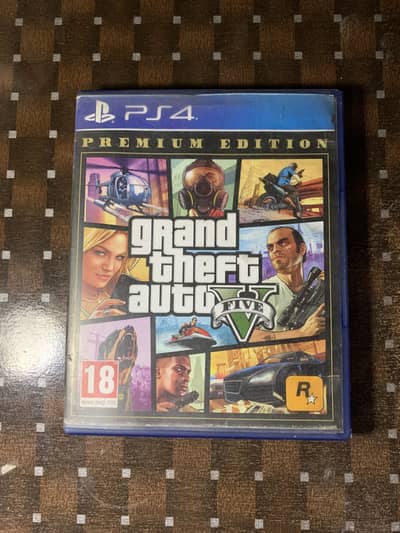 Ps4 game gta5 cd