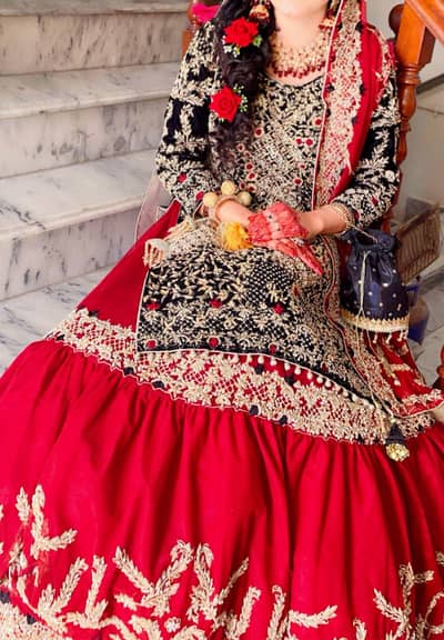 Bride (Farshi Langha and long shirt)