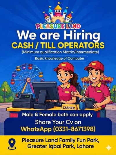 Ride Operators/Till operators