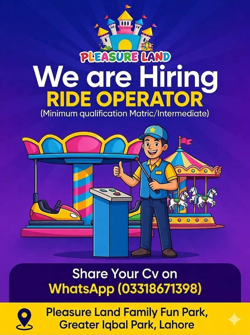 Ride Operators/Till operators 1