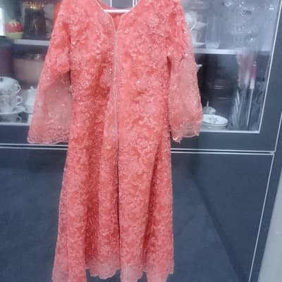 3 piece embroidery open shirt